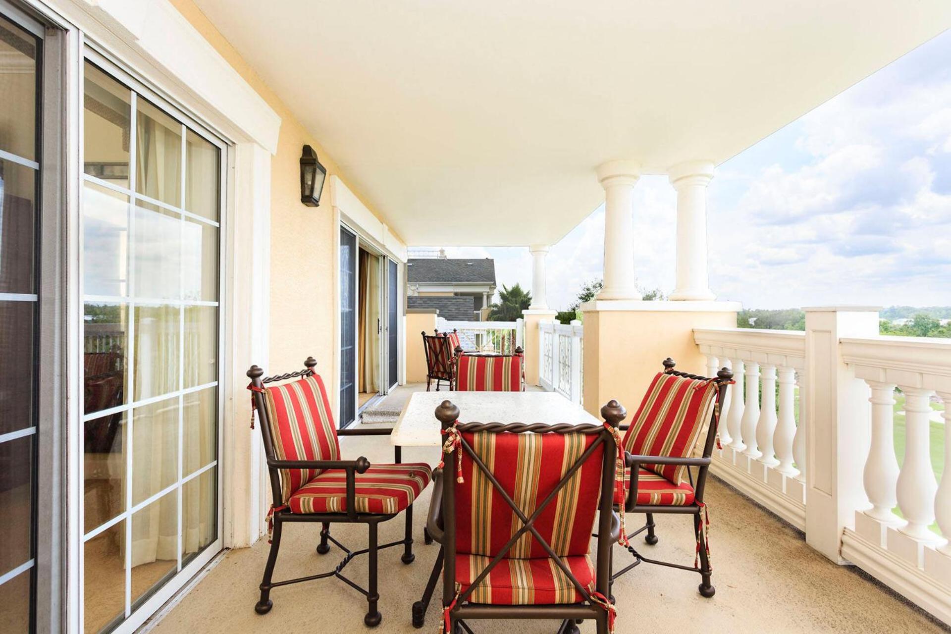 Great 3 Bedroom Vacation Apartment With Balcony At Reunion Resort Re1356 キシミー エクステリア 写真